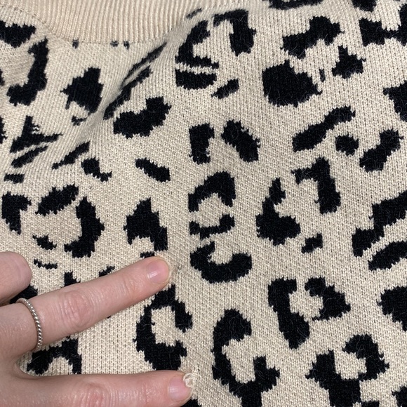 Chicwish Once Upon a Time Leopard Knit Midi - Picture 8 of 8